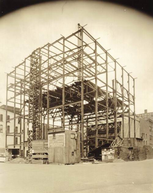 Regent Theatre - Construction 1922–23 Crescent St At Bond Ave From Doug Taylor (newer photo)